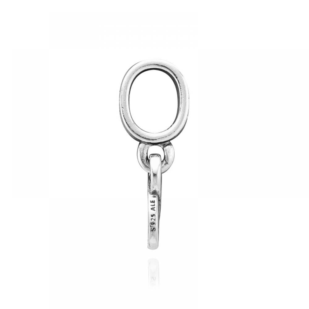 PAndora 792766c01 Sparkling Infinity Pendant And Dangle Silver Charm