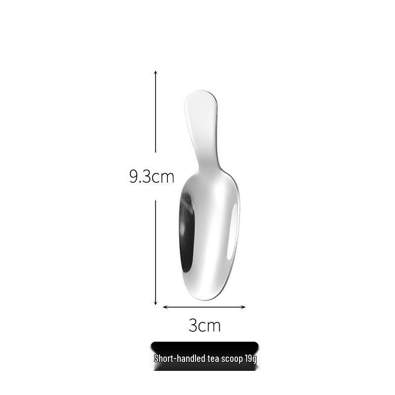 304 Stainless Steel Mini Spoon: Small Children's Ice Cream, Dessert, Short Handle Tea Spoon with Square and Pointed Heads.