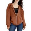 Women's Zipper Hoodie Long Sleeve Sports Jacket Pocket Clothing Fashion Apparel