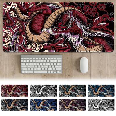 Podložka pod myš ke stolnímu počítači Clear Dragon Print Protiskluzová textura Ochranná podložka pod podložku pro notebooky Office Desk Mat