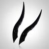 Car Roof Dragon Devil Horns Modification Flow Wave Car Roof Styling Bar - 3D Curved Spike for Sedan SUV Exterior Unique Shaped
