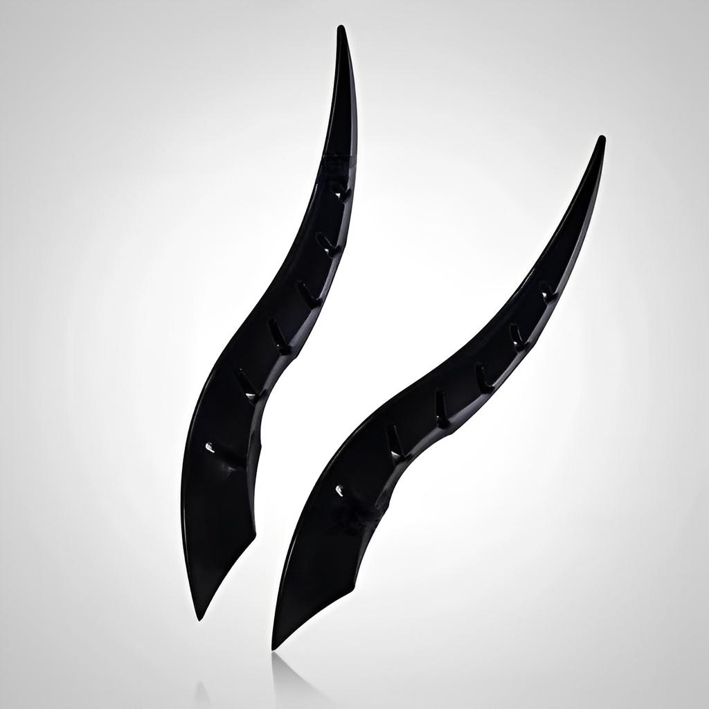 Car Roof Dragon Devil Horns Modification Flow Wave Car Roof Styling Bar - 3D Curved Spike for Sedan SUV Exterior Unique Shaped