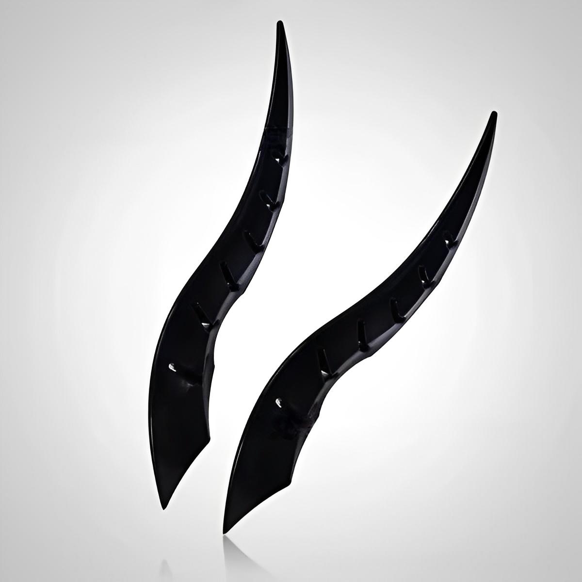 

Модификация рогов Дракона и Дьявола на крышу автомобиля, Стайлинг-балка на крышу автомобиля с волнообразным дизайном - 3D изогнутый шип для экстерьера седана, внедорожника, Уникальная форма