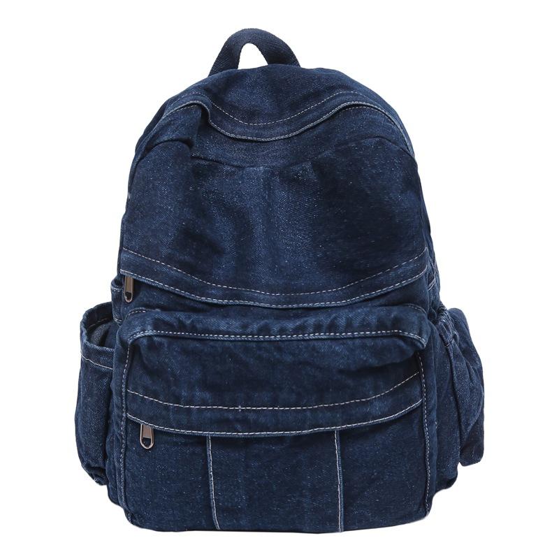 Denim Ryggsekk Dame Ryggsekk Student Skolesekk