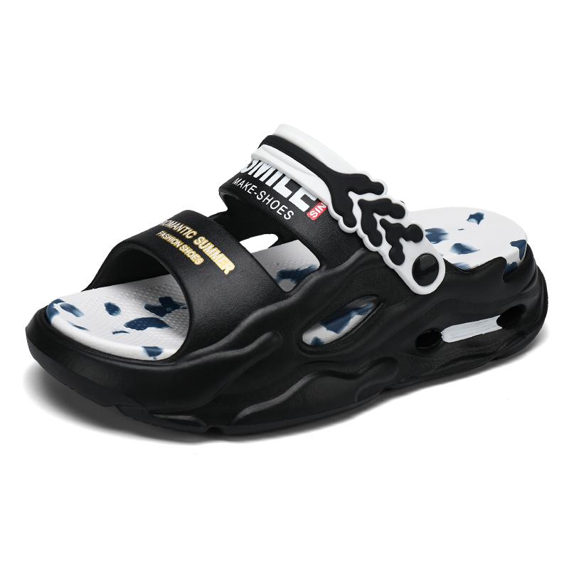 

Модные мужские шлепанцы-слайды 5 см платформа EVA пляжная обувь мужские удобные уличные облачные шлепанцы для мужчин летние pantuflas hombre 42-43