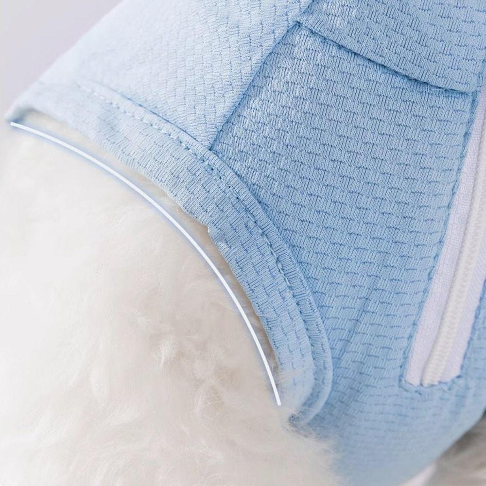 Thin Dog Sun Protection Clothes Clashing Color Pet Mesh Vest Pet Costumes Dog Cooling Vest  Summer