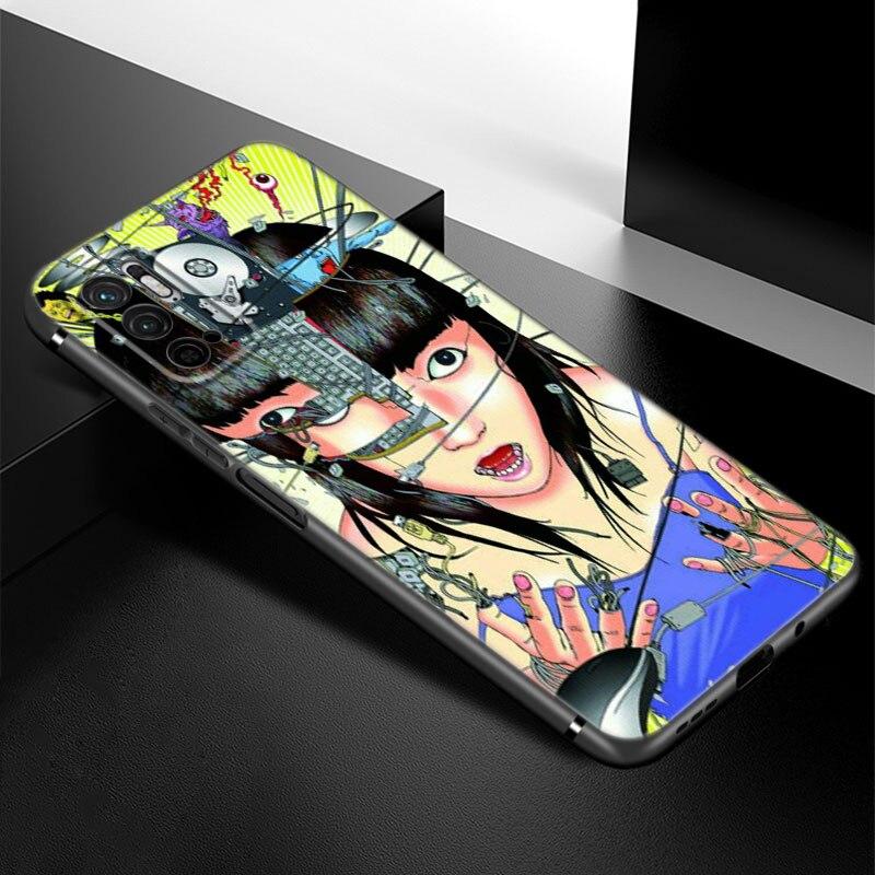 

Чехол для телефона Shintaro Kago Horror Cartoon для Xiaomi Redmi Note 7 8 8T 9 9S 10 10S 10T 11 11S 4G 11E 11T Pro 5G, мягкий черный чехол Note 11 Pro Global