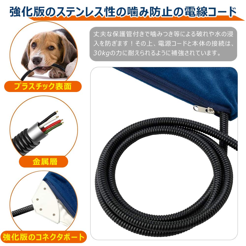 VOOPH Pet Hot Carpet Dog Cat Heating Mat Hot Mat Dog Cat Heating Pad Dog Bed Mat Heating Pad Heating Warm Heater Hot Cushion For Small and Medium Size