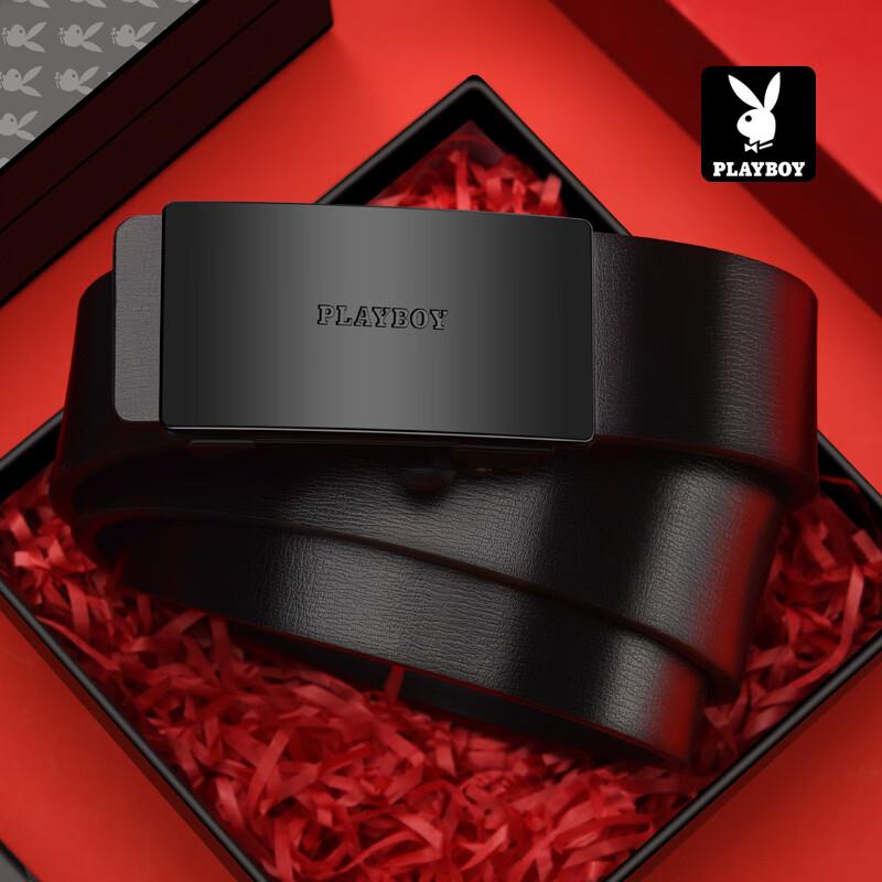 Playboy Men s Automatic Buckle Leather Belt 110cm+