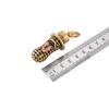 Creative Peanut Key Ring Bead Lanyard Pendant Peanut Key Chain Ornament Brass Pendant DIY Accessory