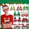 Festive Led Light Up Christmas Glasses For Kids And Adults With Colorful Designs