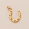 Yori 3Pcs DIY Stainless Steel Boot Horseshoe Pendant Accessories for Jewelry Making Earrings Bracelet Necklace Excellent Quality
