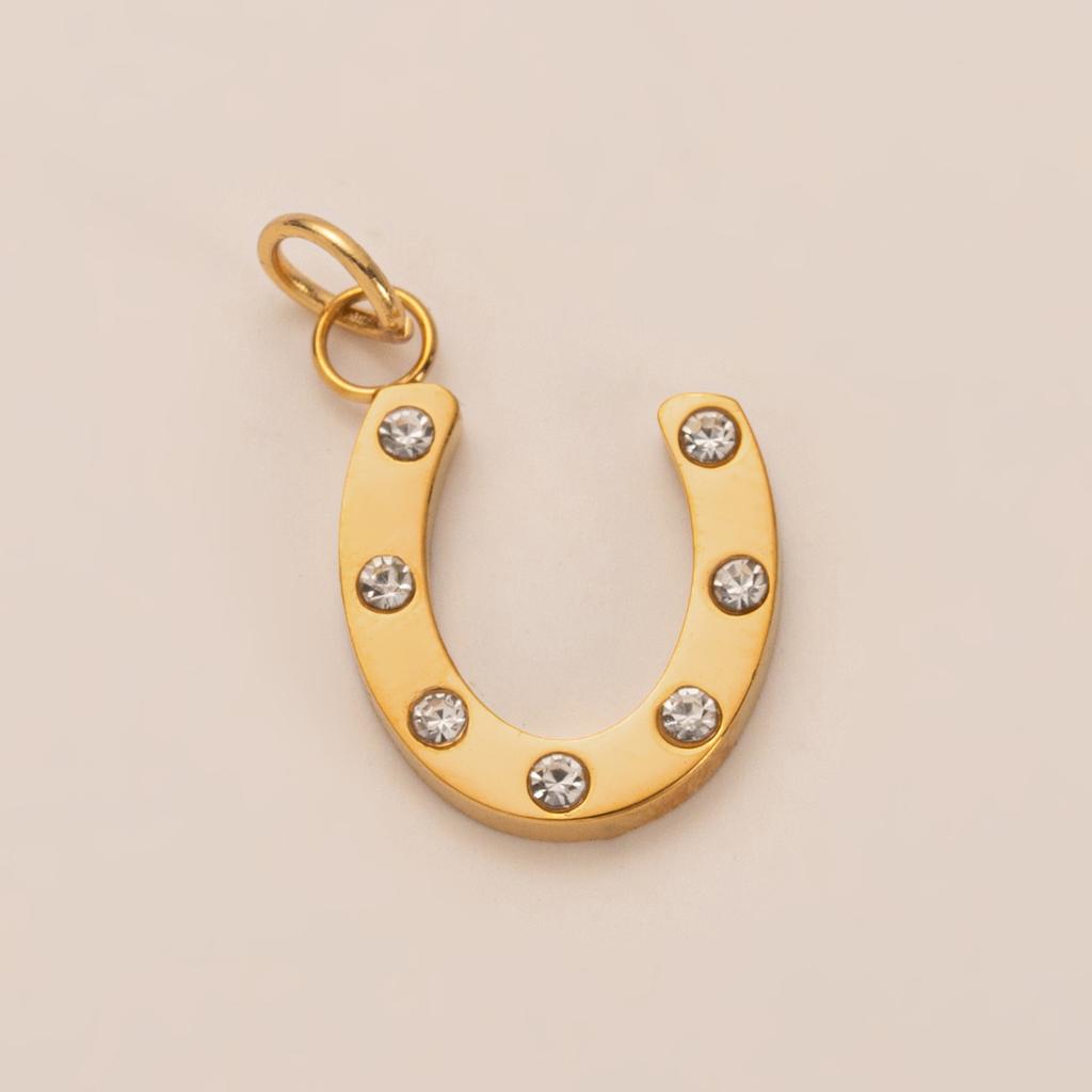 Yori 3Pcs DIY Stainless Steel Boot Horseshoe Pendant Accessories for Jewelry Making Earrings Bracelet Necklace Excellent Quality