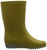 Asahi R307 Women's Mid-Length Rain Shoes, Made In Japan, Olive, Size 25.0 Cm, 2E