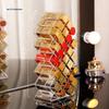 28-Slot Vertical Lipstick & Gloss Display Stand - Transparent Fish-Shaped Holder