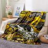 Borussia Dortmund Print FlAannel Blanket, High quality Comfortable for All Seasons, Home Decor, Warmth and Comfort