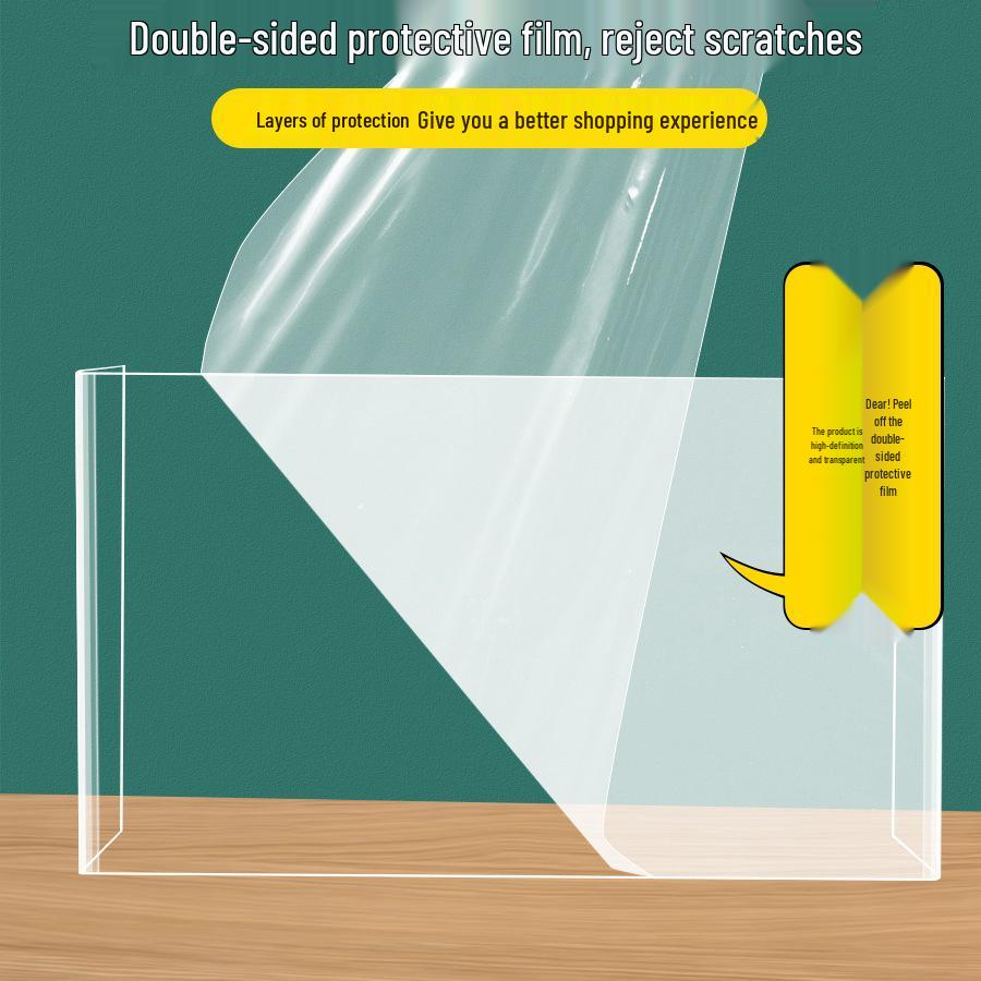Acrylic Trapezoidal Display Stand for Small Ornaments and Figurines