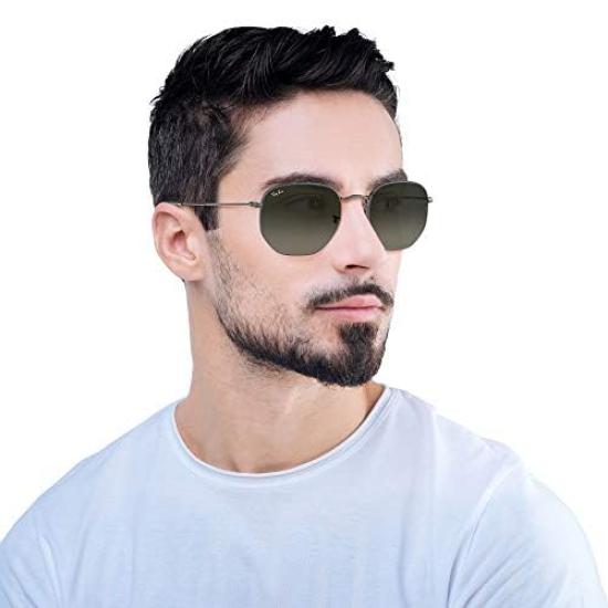 Sunglasses 0RB3548N HEXAGONAL GUNMETAL Japan 51 [Ray-Ban] 004/71 (FREE Size)