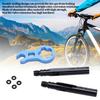 Tire Valve Extender Kit Tube French Valve Stem Extension Aluminium Alloy for Road   Bike