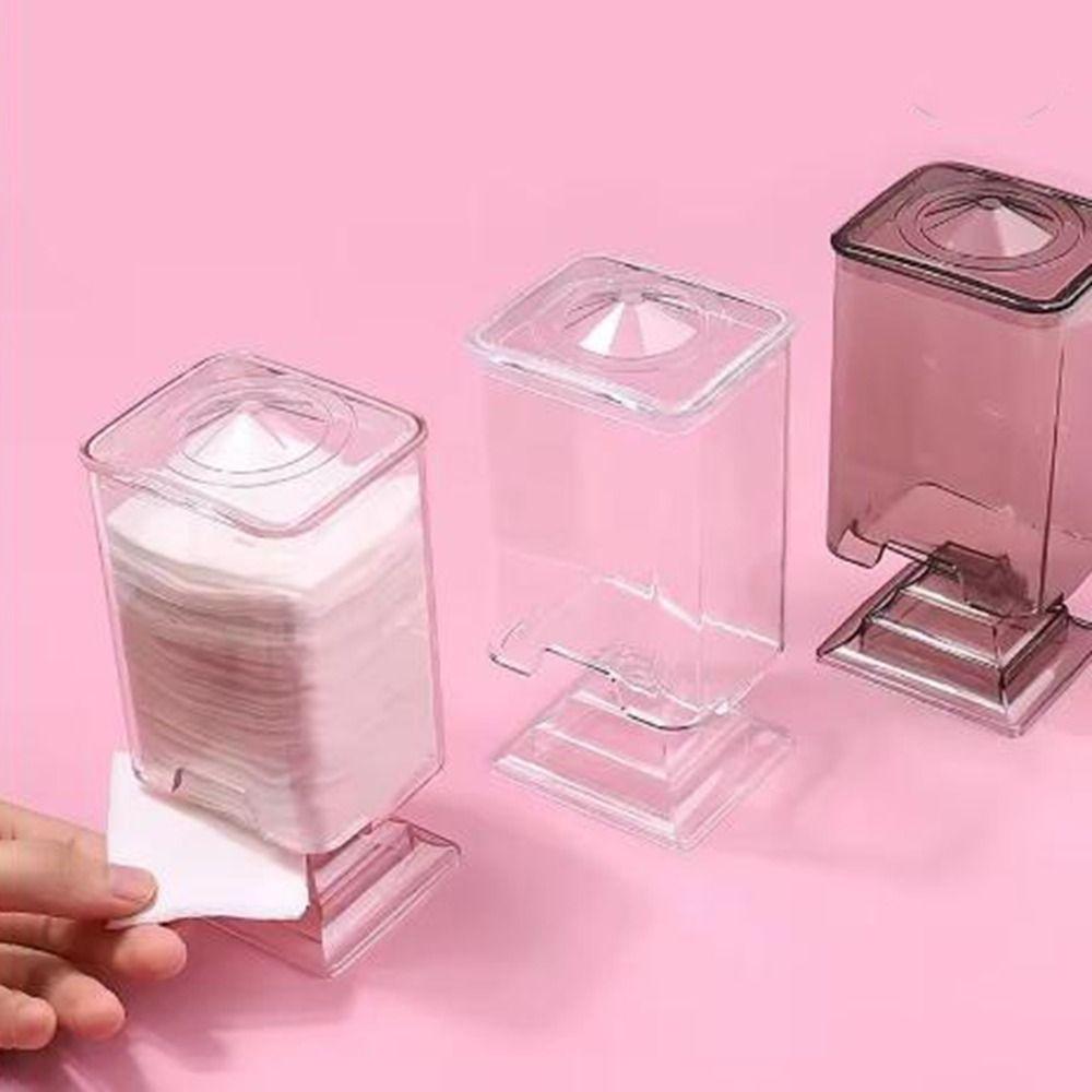 Versiegelter Kosmetik-Wattepads-Halter Kunststoff-Nagellackentferner-Tücher-Organizer Kosmetik-Organizer für Schlafzimmer