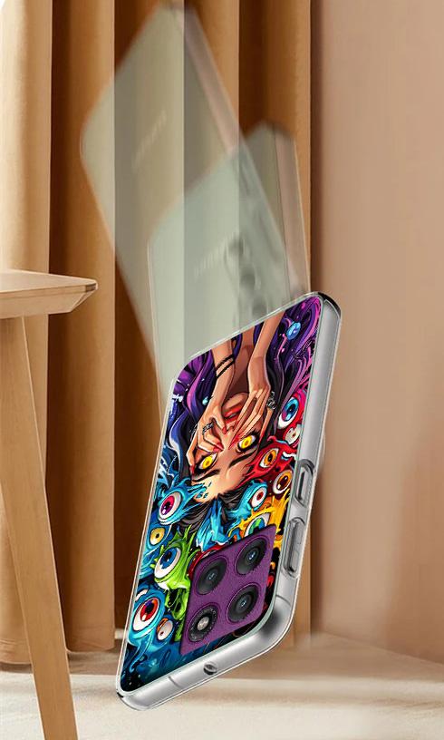 Etui Do Motorola Edge 60 Pro Obudowa Foto Case Plecki Oczy + Szkło 9H