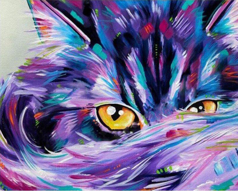 מקדחה מלאה ציור יהלומי מרובע חלום מנגרובים נוף תמונה של יהלומי ריינסטון רקמת זאב סוס בעל חיים תפר צלב דקור לבית