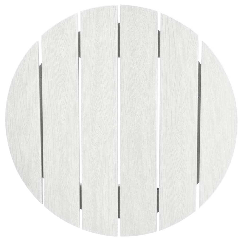 Bartisch White 55 X 55 X 107 Cm Polyethylene