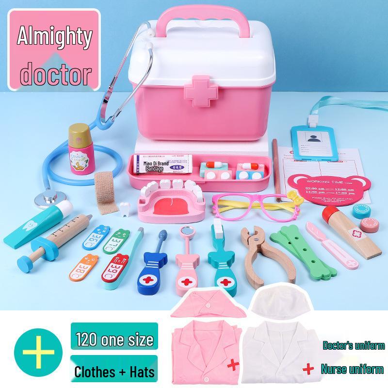 Educational Dollhouse and Hospital Playset for Toddlers and Kindergarten