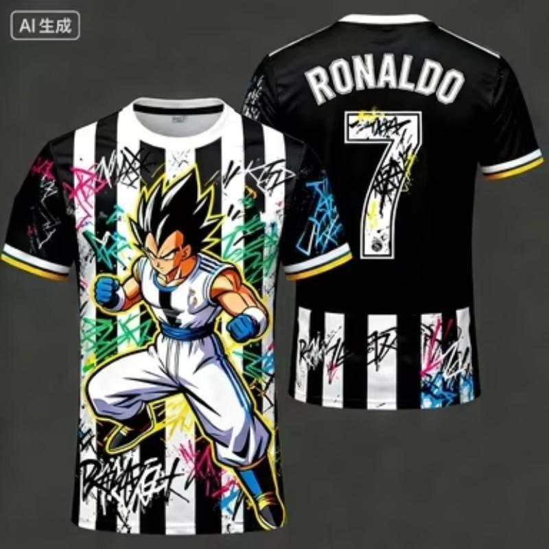 

2026 Hot Japanese Anime Dragon Ball Z Majin Buu Specially Made Football Jersey T-Shirt Adult Men s S