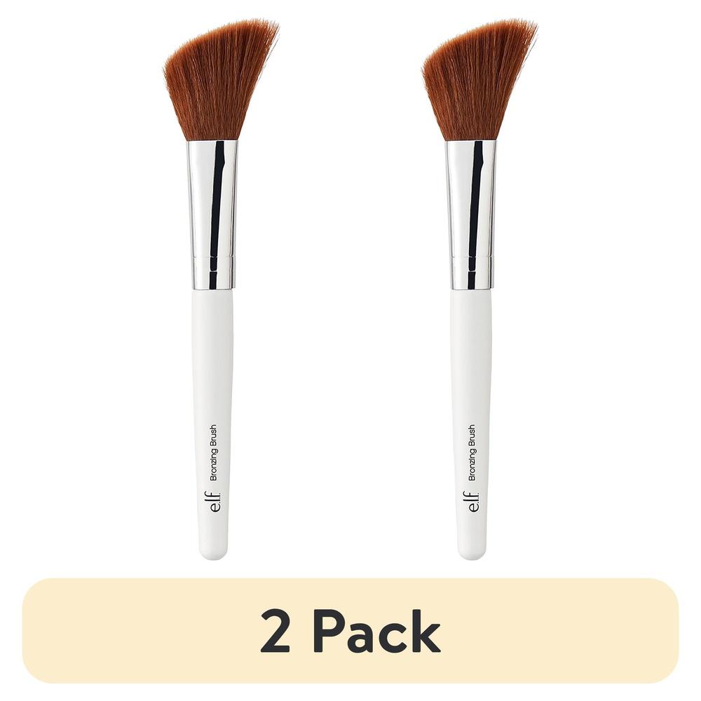 

2 Pack Bronzing Brush Effortless Contouring Multi-Purpose Application Blush Powder High-Quality Vegan Cruelty-Free Angled United States