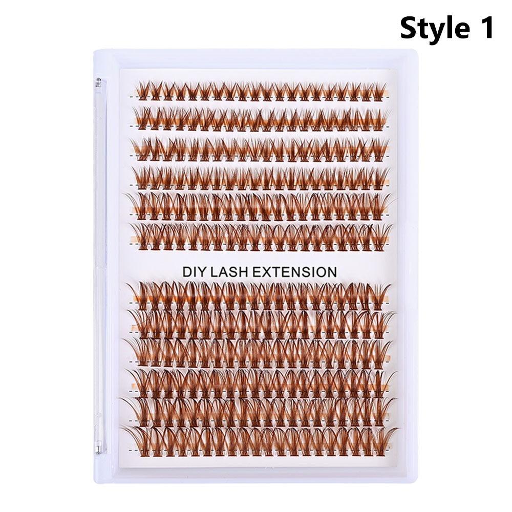 

Soft Fluffy Segmented Eyelashes Single Cluster DIY Grafting Eyelashes DIY Eyelash Extension Style 1