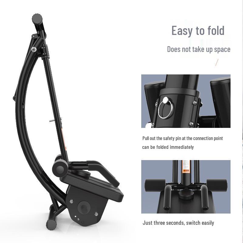 Folding Abdominal Roller Coaster: Home Waist & Ab Muscle Trainer