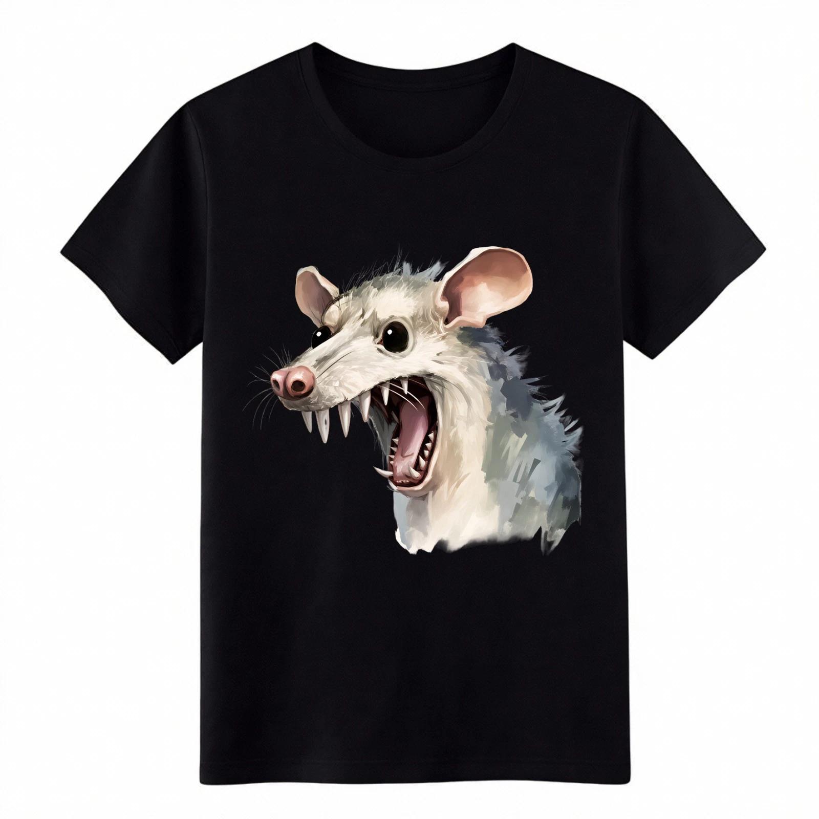 

Hype Mutant Rat Streetwear T-Shirt-Bold Horror Graphic Tee for Teens Adults L