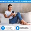USB C Cable 2FT (2-Pack), 3A Fast Charging USB A to USB C Cable, Nylon Braided Jacket, for iPhone 16/16 Plus / 16 Pro Max /15 Series, Galaxy S24/S23