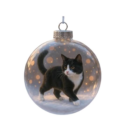 Birds 2D Acrylic Christmas Ornaments Decorative Wild Animal Figurines Ocean Theme Themed Decor Gift for Nature Lovers Festive Decorations