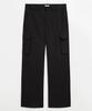 LMOOD Bellin Wool Cotton Rib Slacks Black