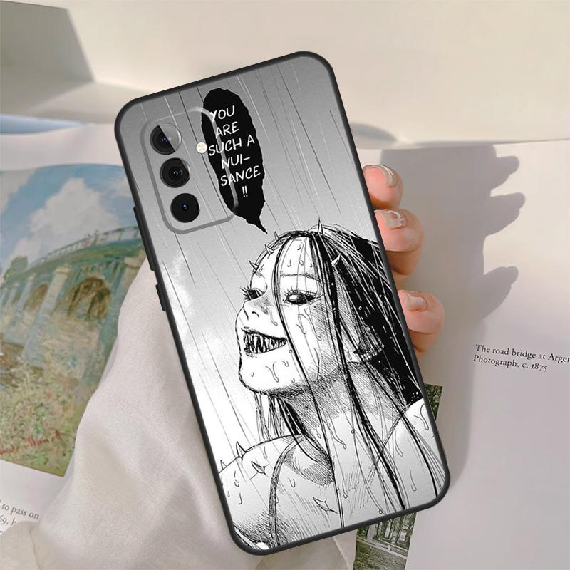 Horror Manga Style Case For Samsung Galaxy A13 A33 A53 A34 A54 A14 A15 A16 A26 A36 A56 A12 A32 A52 A06 A35 A55
