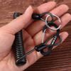 Key Lanyard Safety Rope Fishing Lanyard Fishing Coiled Lanyard Fishing Missed Rope Wire Spring Rope