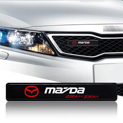 Car Front Grille Sticker Badge Head Grill R LINE Emblem LED Light For 3 6 CX5 2 CX3 CX9 MX5 RX8 Axela Demio MS CX5 2 Axela Demio Atenza MS BK MP