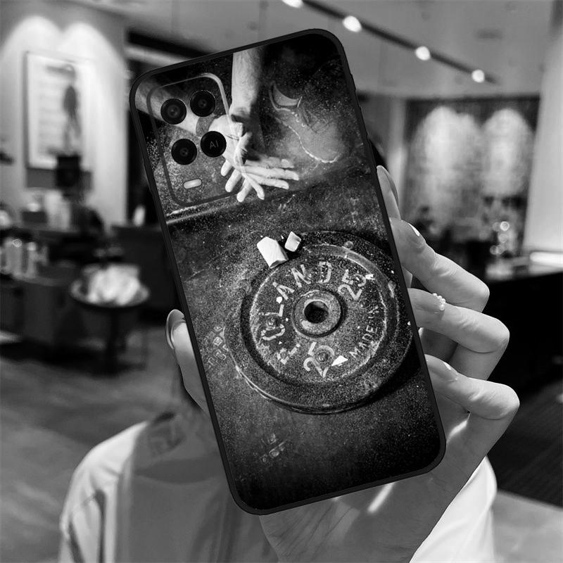 Cool Gym Fitness Cross Workout Case For Oppo A17 A77 A80 A40 A60 A98 A78 A18 A38 A58 A16 A76 A96 A74 A94 A54 A57S A15 Cover
