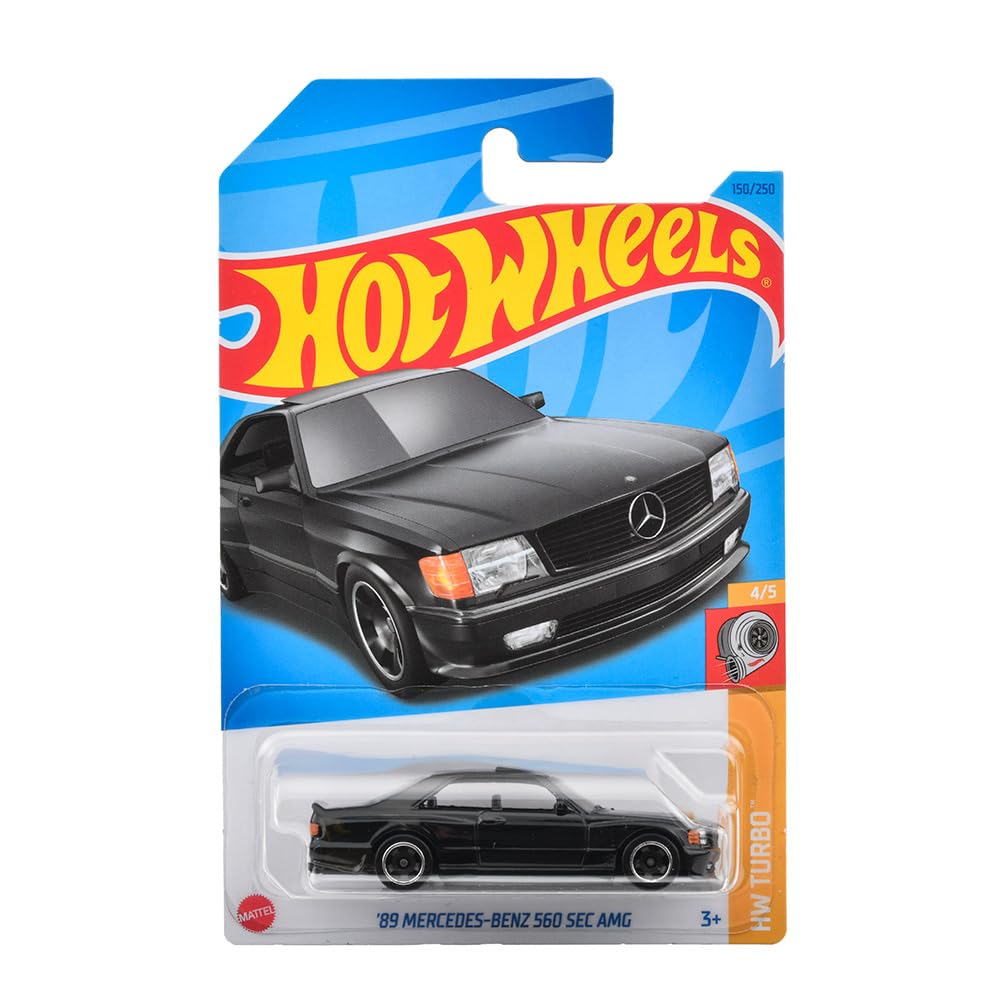 Hot Wheels Basic Car 560 SEC AMG 3 and HNK15 '89 Mercedes-Benz [Ages Up]