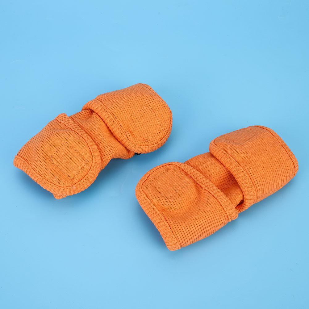 2pcs Dog Cat Leg Brace Elbow Protector Warm Knee Pads Surgery Wound Leggings GuardOrange M
