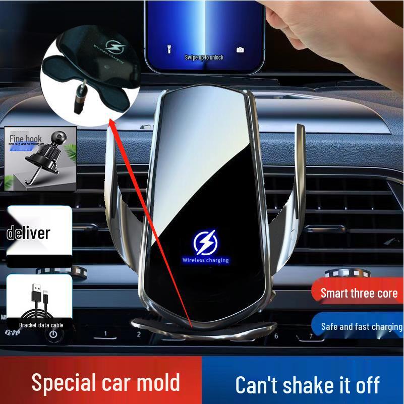 Wireless Car Charger & Phone Holder for Dashboard