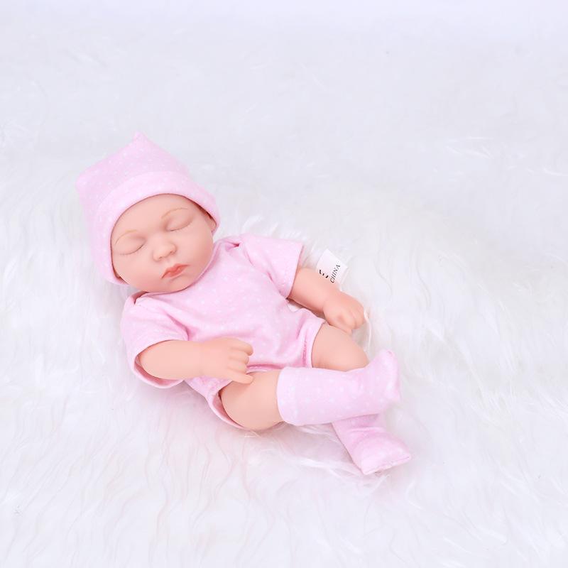 Mini Realistic Silicone Reborn Doll – Children's Soft Body Girl Figure Gift