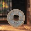 Antique Chinese Five Emperors Coins Collection: Kangxi, Yongzheng, Qianlong, Shunzhi, Jiaqing - Metal Handicraft Display