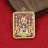 Horský Wutai Nových Pět Starších Reagujících na Žádosti Přívěsek Thangka Buddha Přívěsek Náhrdelník Přitahující Bohatství Tibetská Thangka