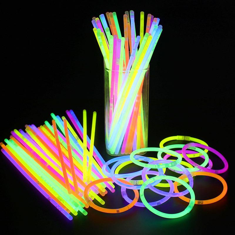 Glow Sticks Bucket: Multi-Color Children's Dance & Concert Light Sticks