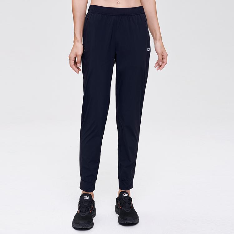 FILA Athletics Casual Straight Leg Sports Knit Pants Women pants Dark-Blue A11W121601F-NV