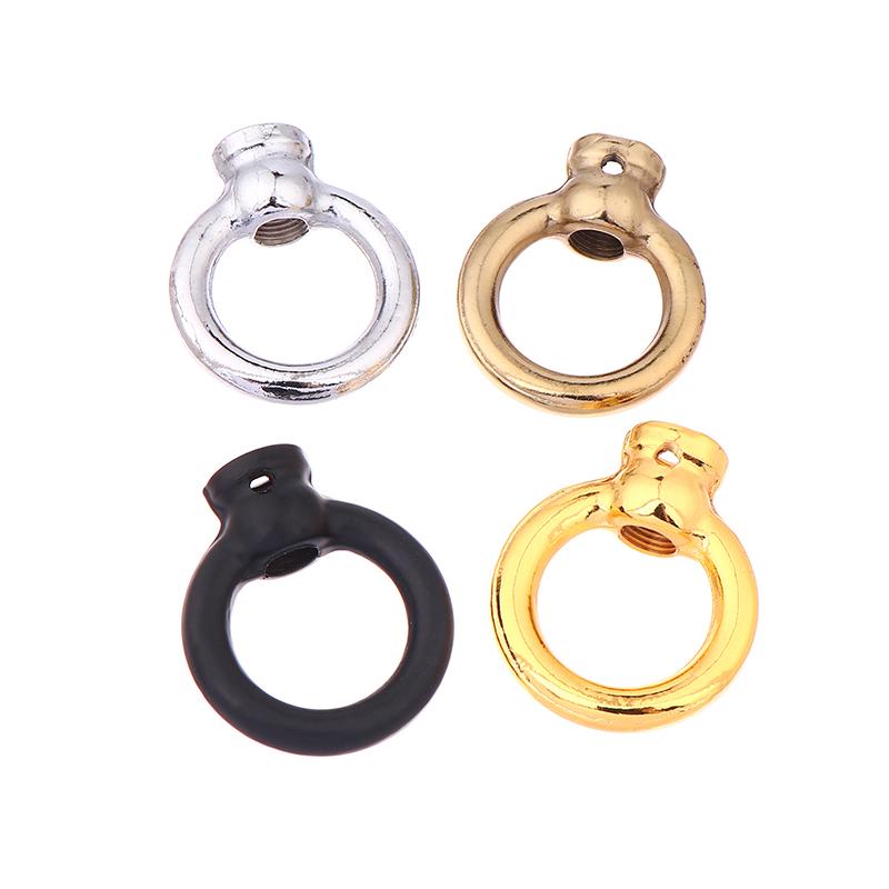 1Pc M10 Fine Tooth Chandelier Iron Pendant Ring  Lamp Closed Hook Chain Load-Bearing Iron Ring For Ceiling Light Hanging