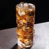 420ml Mask Glass Cup Transparent Tiki Glasses Funny Cup Juice Cup  Bar